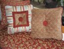 red button pillows