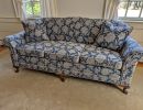 1930s sofa with pillows