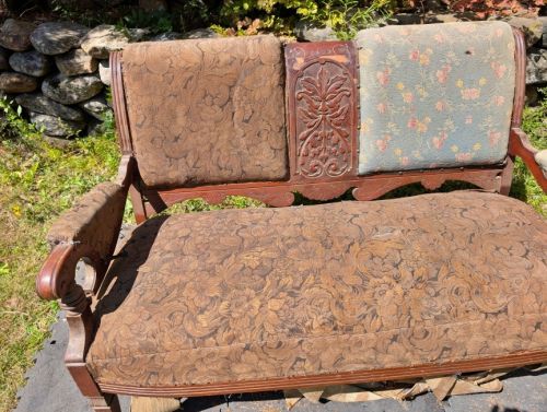 antique love seat