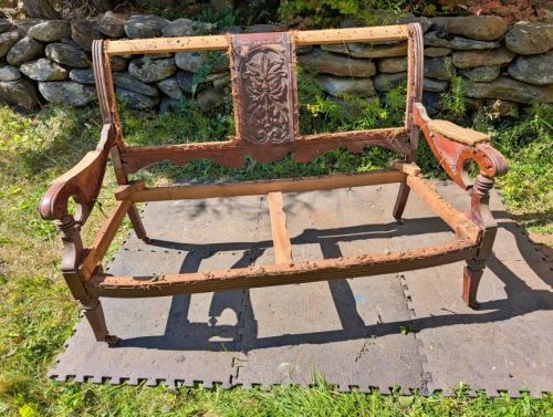 antique love seat