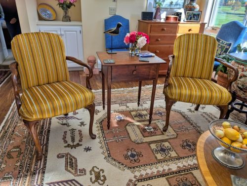 gold chairs